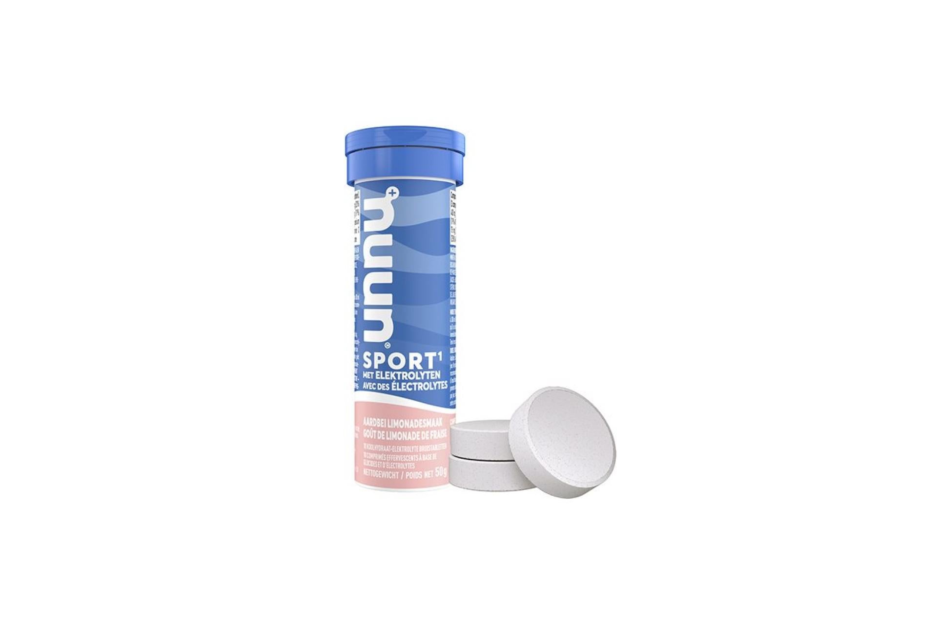 NUUN SPORT - Aardbei Limonadesmaak - tablets