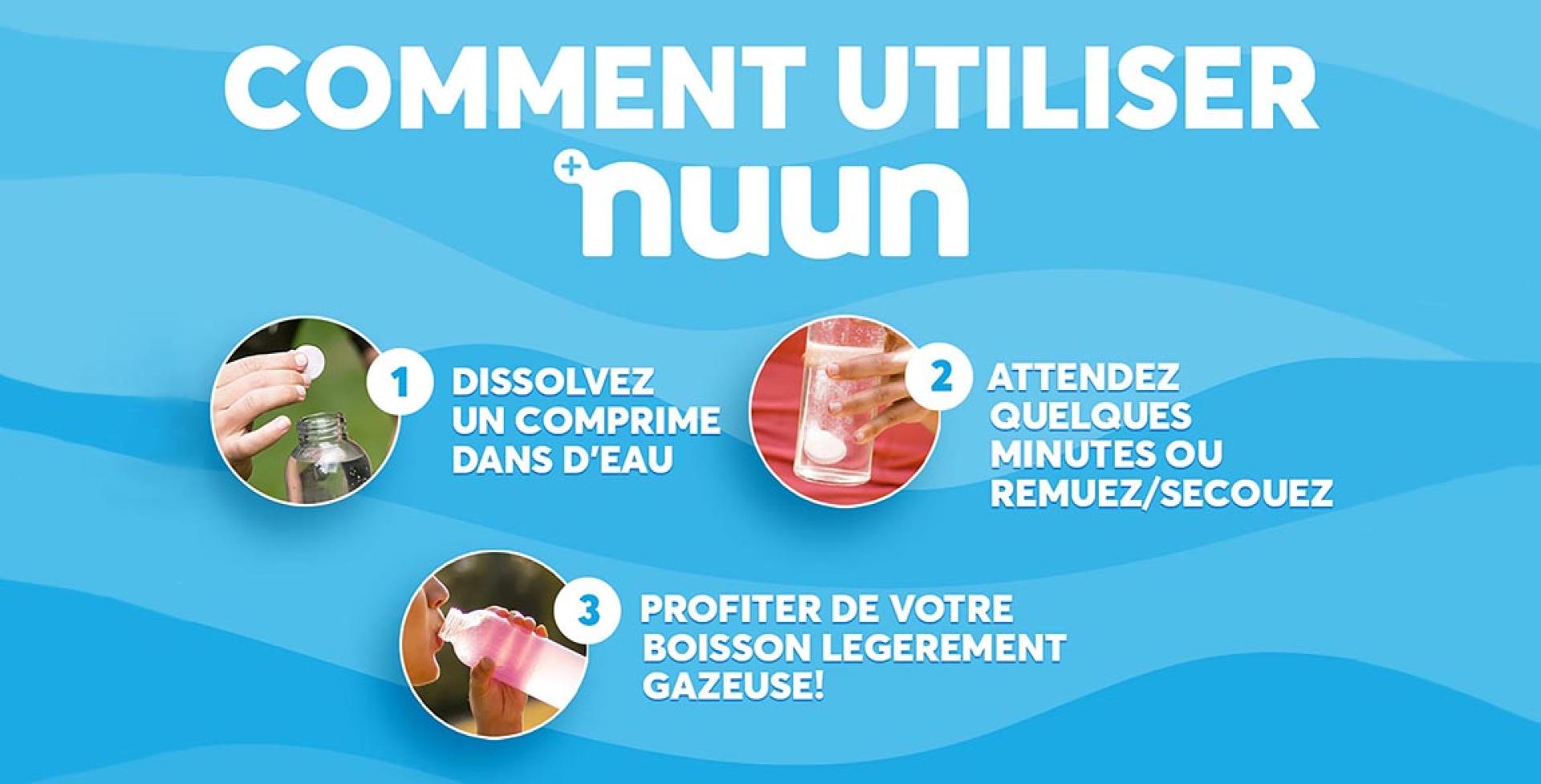 comment utiliser nuun